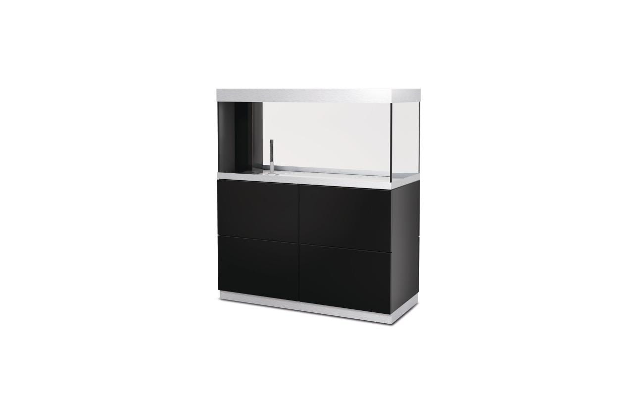 Aquarienkombination HighLine 300 Raumteiler, Schwarz, 302 l<br>HighLine-Raumteiler-Aquarien aus Optiwhite-Glas