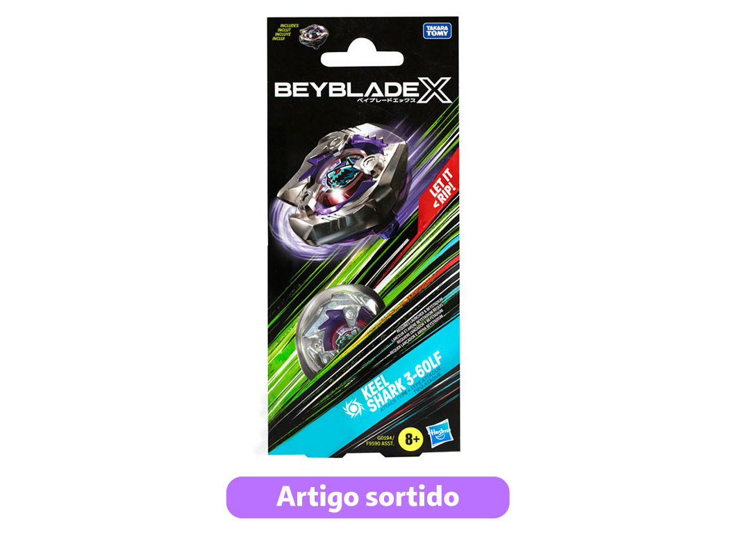 BOOSTER X BEYBLADE PACK MODELOS SORTIDOS