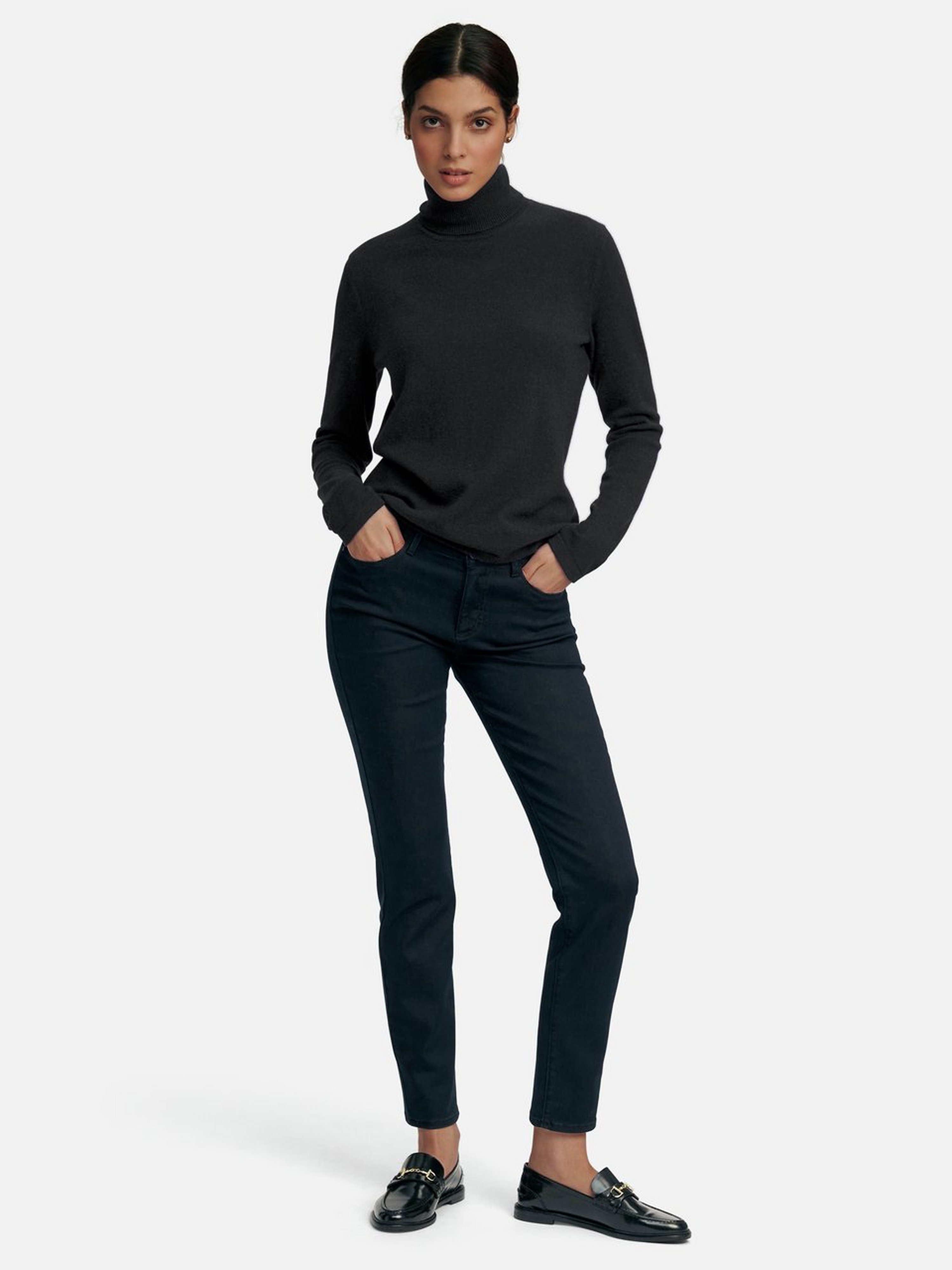 Rollkragen-Pullover aus 100% Premium-Kaschmir