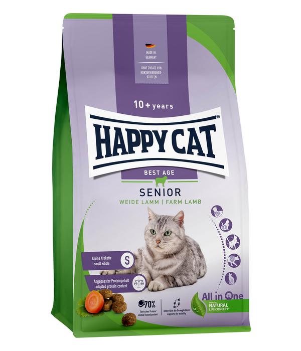 Happy Cat Trockenfutter für Katzen Senior