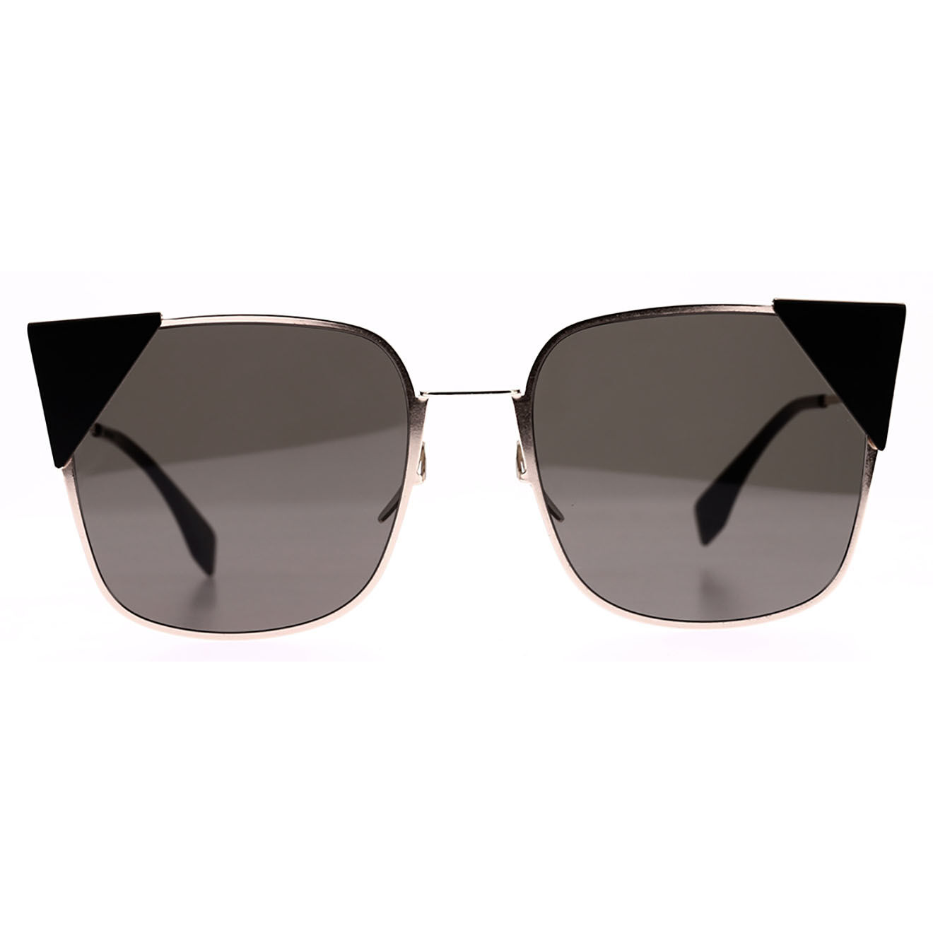 Fendi Lunettes de soleil en Métal doré/noir - Neuf avec étiquette