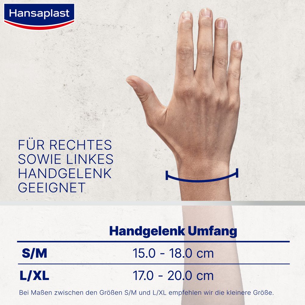 Hansaplast Sport Handgelenk-Bandage Gr L/XL