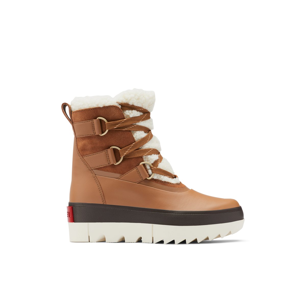 SOREL-Joan_arctic-Bottillon d'hiver - Semelle tracteur - Cognac