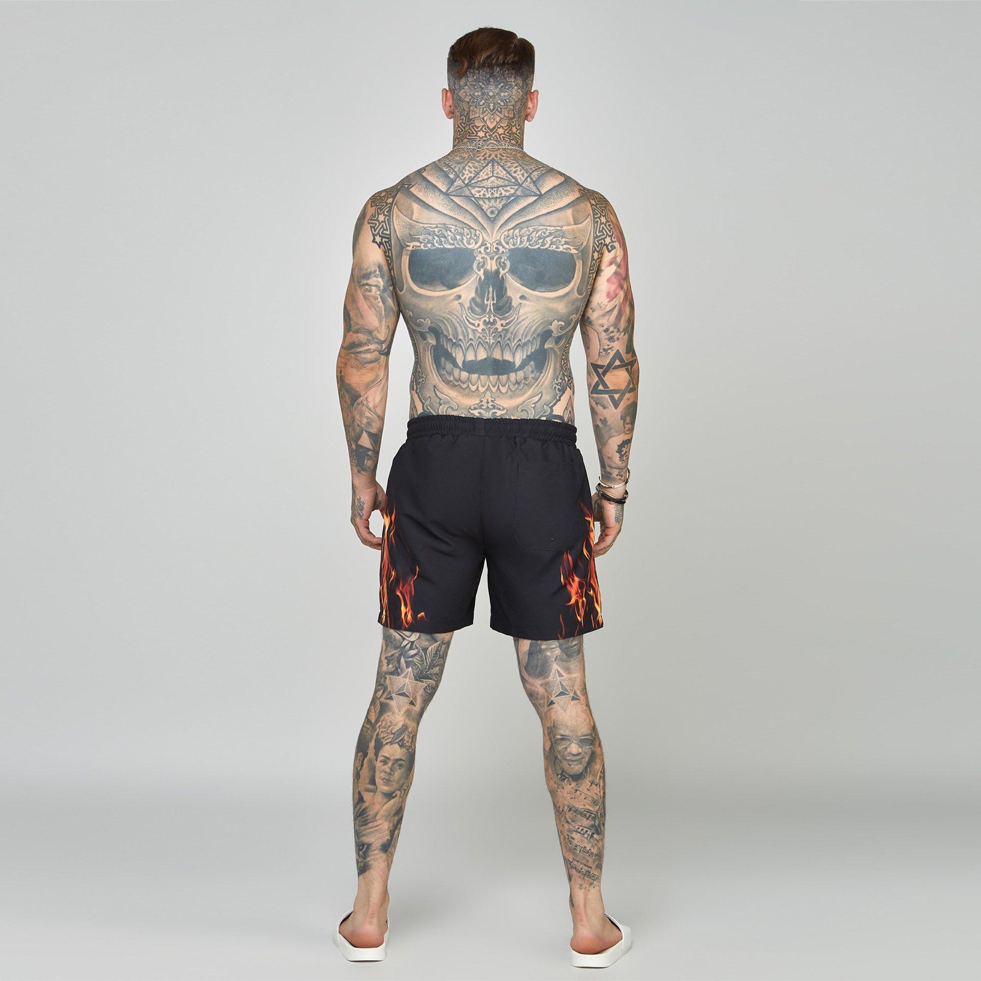 SikSilk SS Swim Shorts Mens