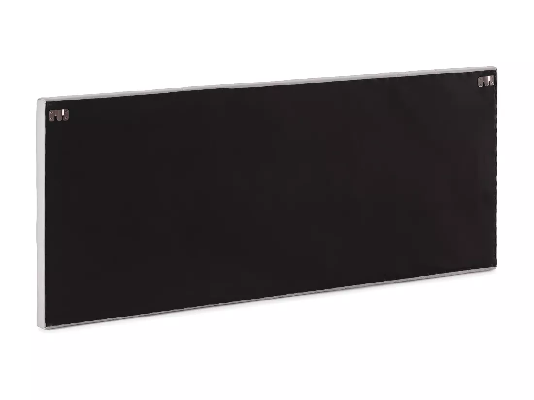 Tête de lit tapissée Eris 140x60 cm Gris clair