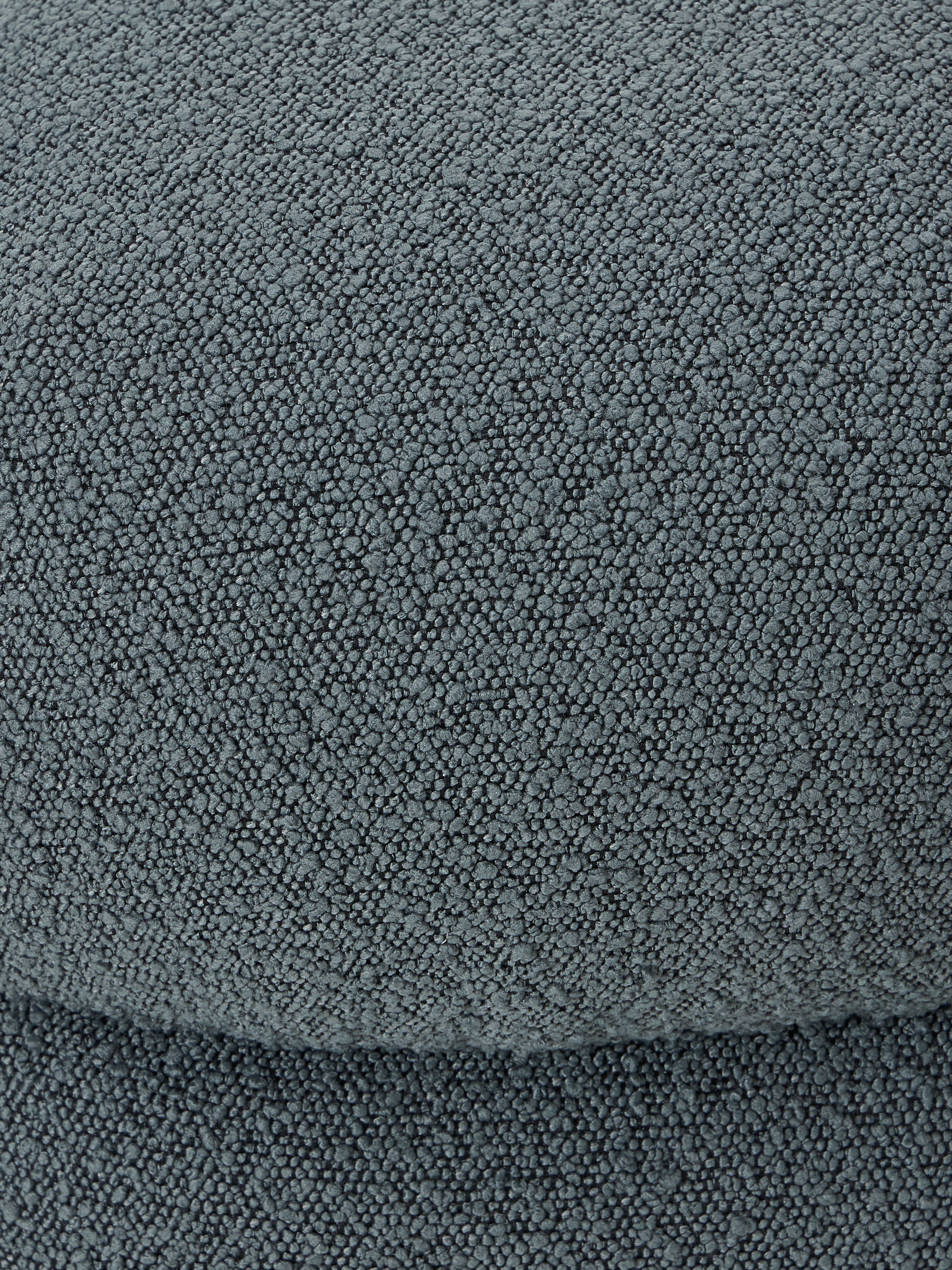 Bouclé beklede poef Ellie