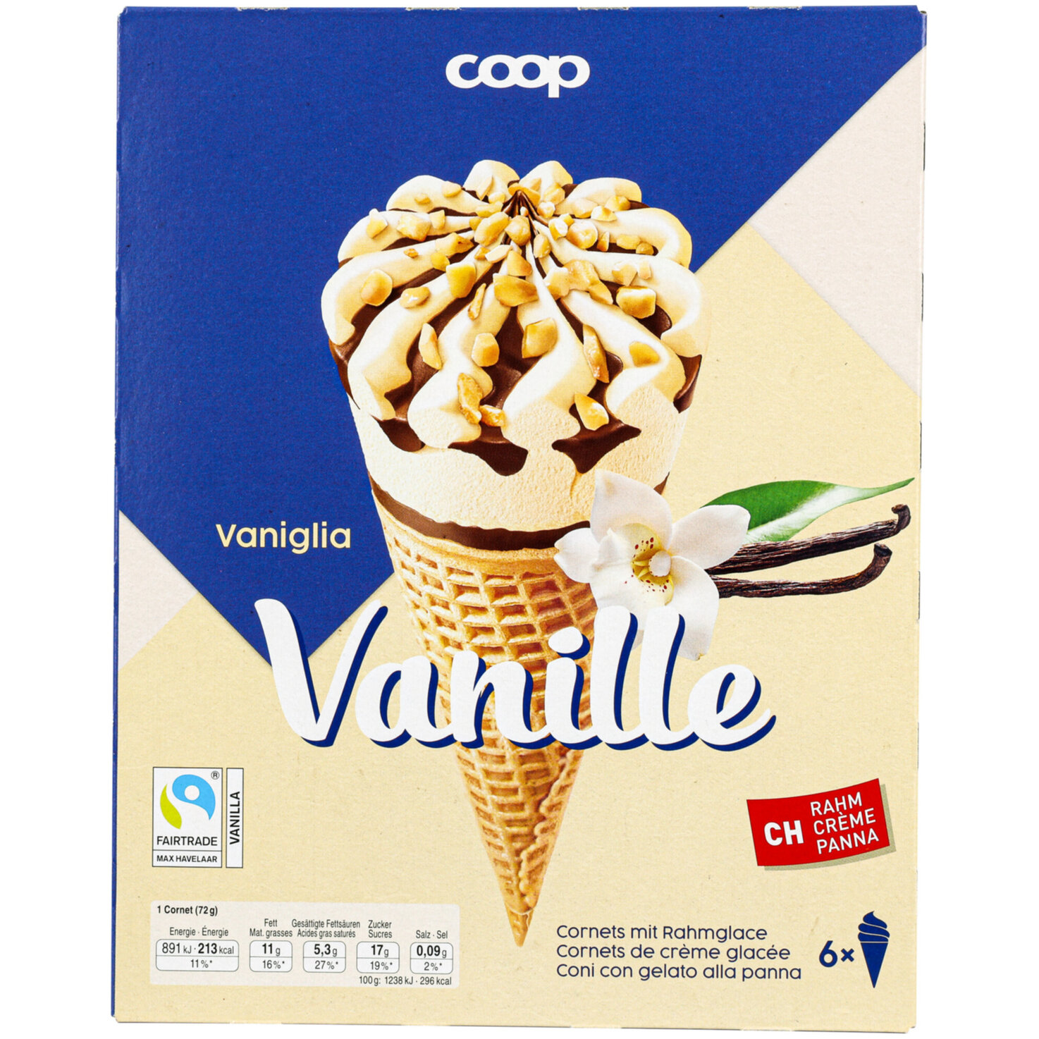 Cornet Vanille FSI 6x125ml