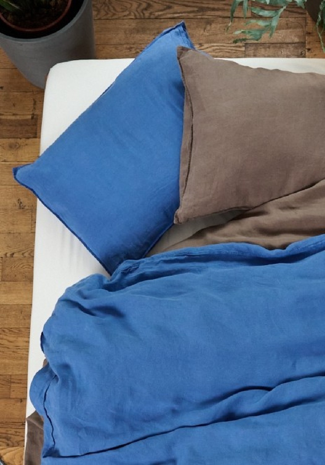 Lavie Hanf-Kissenbezug Lotta Royal Blue