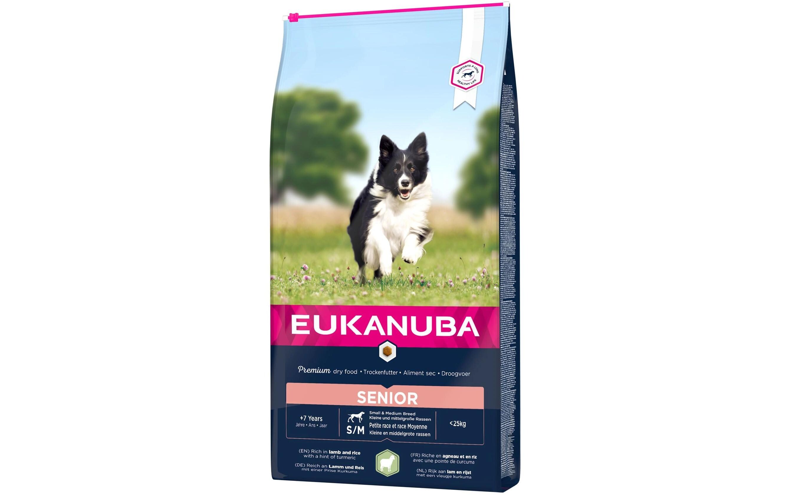 Trockenfutter Senior Lamm & Reis S&M, 12 kgAlleinfuttermittel für ältere kleine Hunde