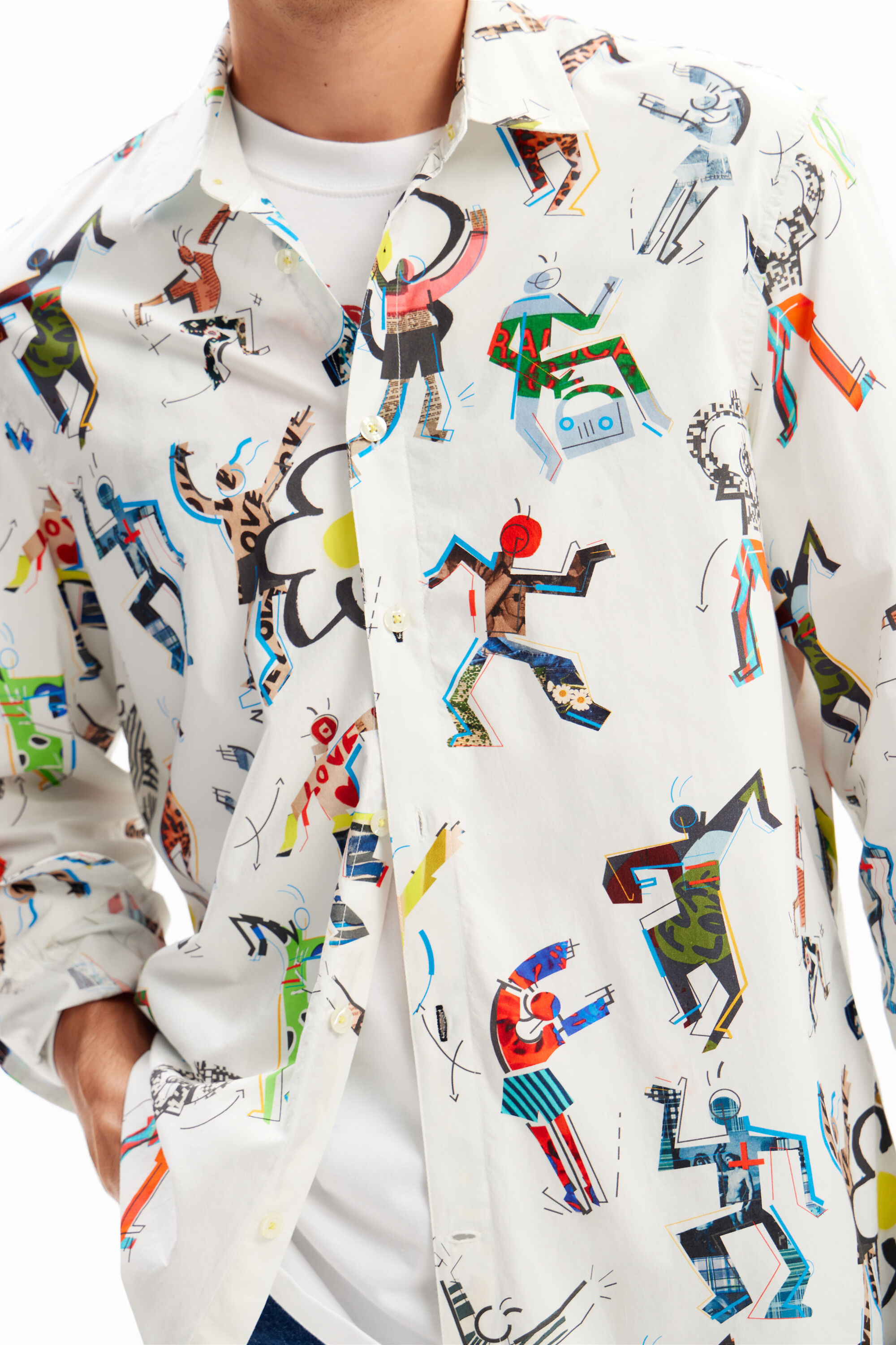 camisa com bonecas dançantes