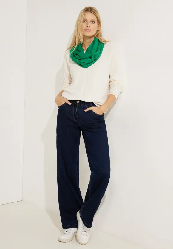 Loop mit Karo Muster - easy green