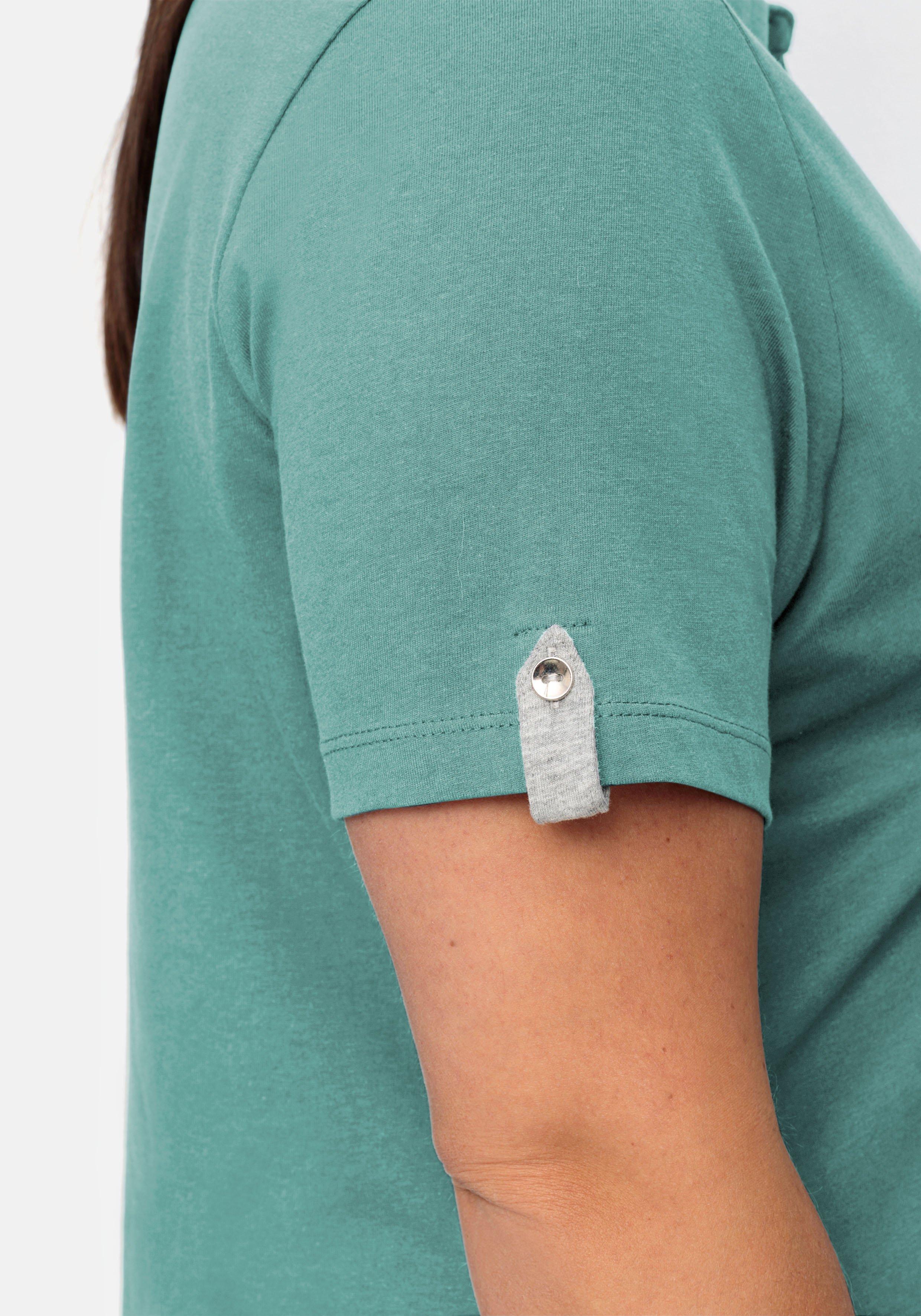 Poloshirt mit kurzem Arm und Kontrastdetails