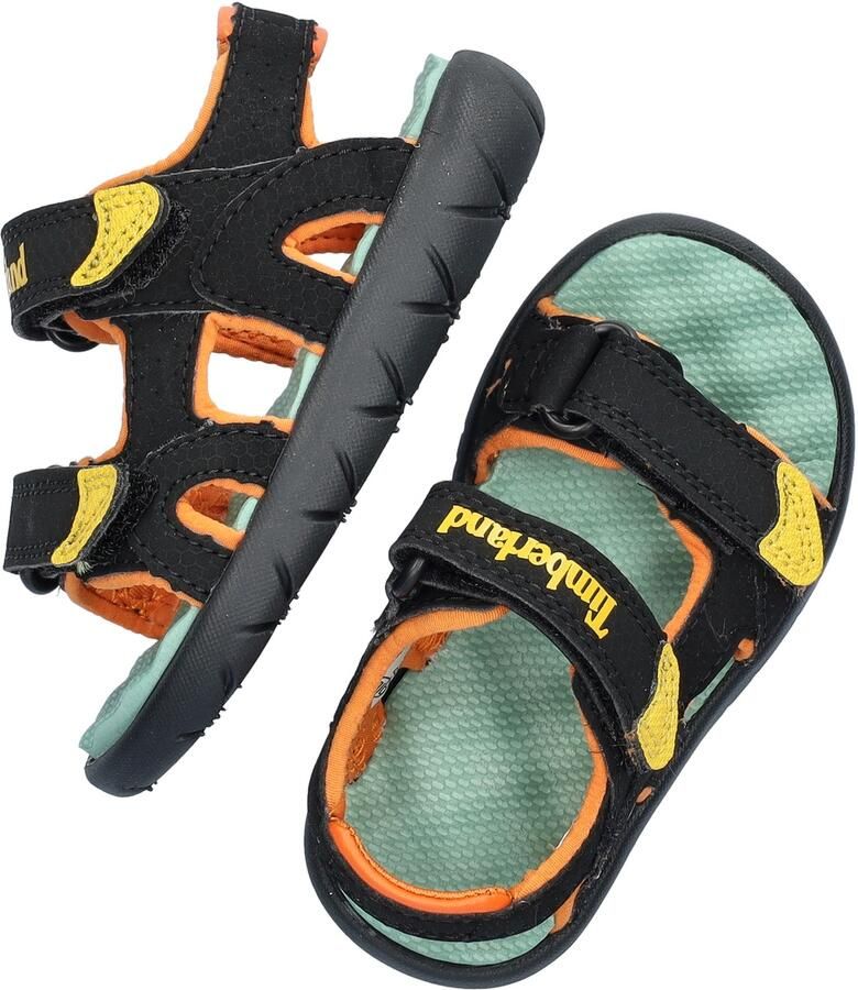 Timberland Perkins Row 2-strap Sandalen Jongens Zwart