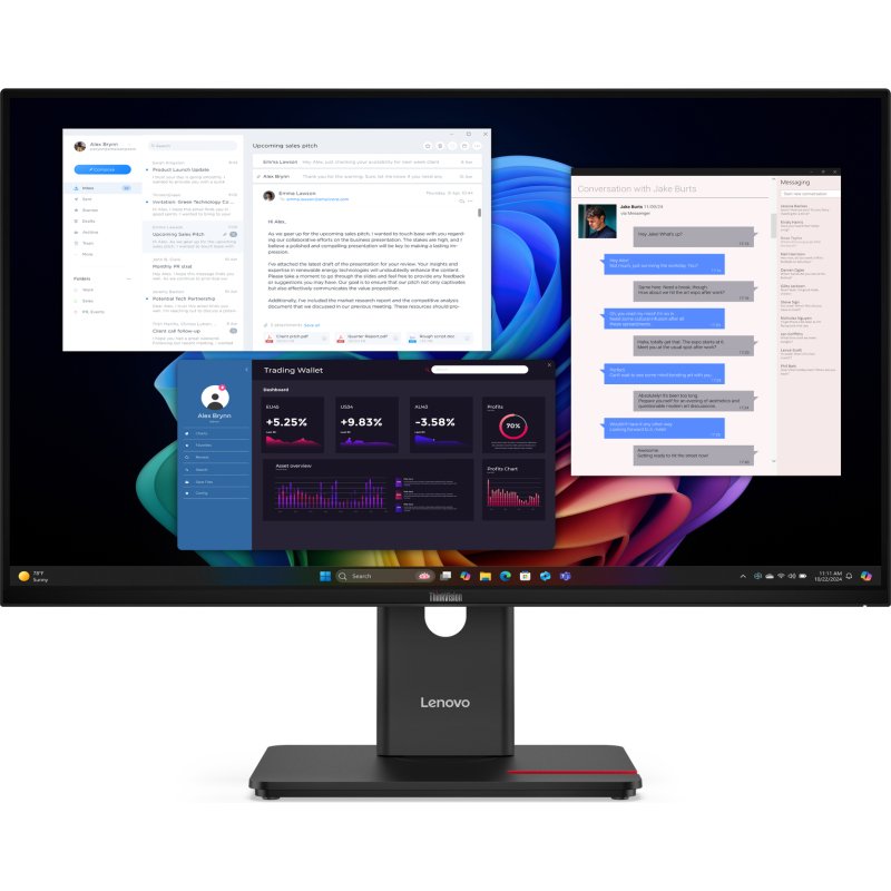 Lenovo ThinkVision T27UD-40 Moniteur