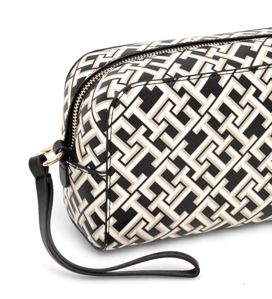 Nécessaire Tommy Hilfiger Iconic Monogram, preta