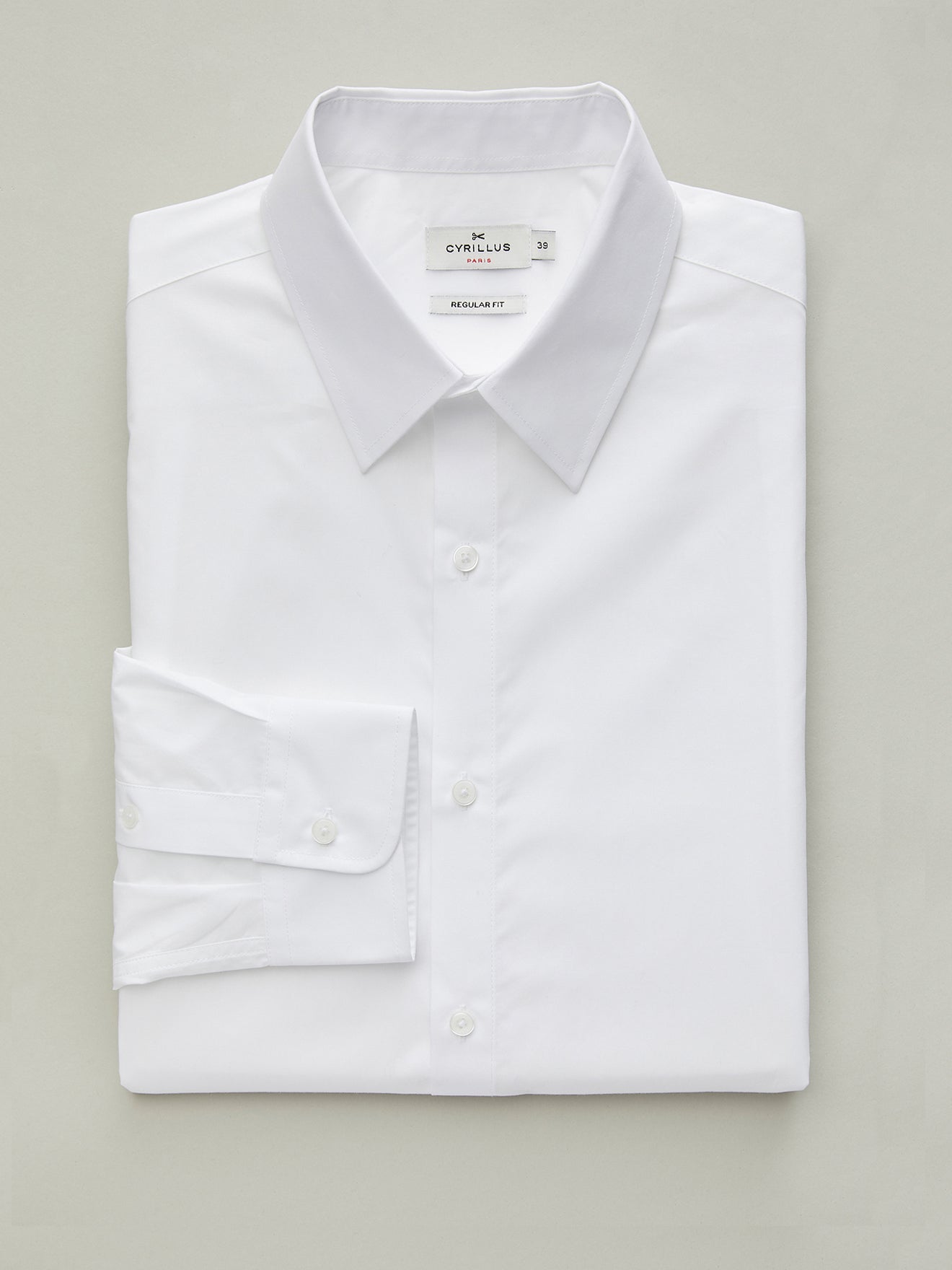 Chemise Regular Fit homme popeline unie easy care