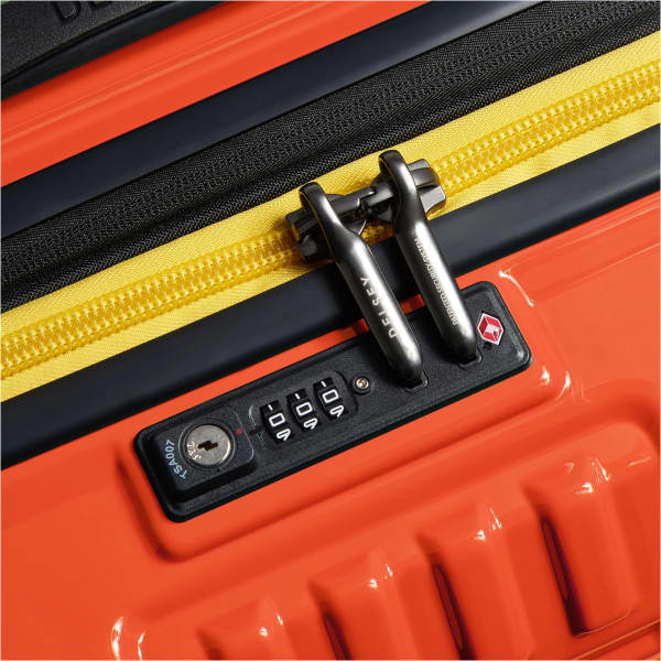 Bagagerie de voyage DELSEY PARIS REMPART VAL CAB EXT 4DR 55 ORANGE