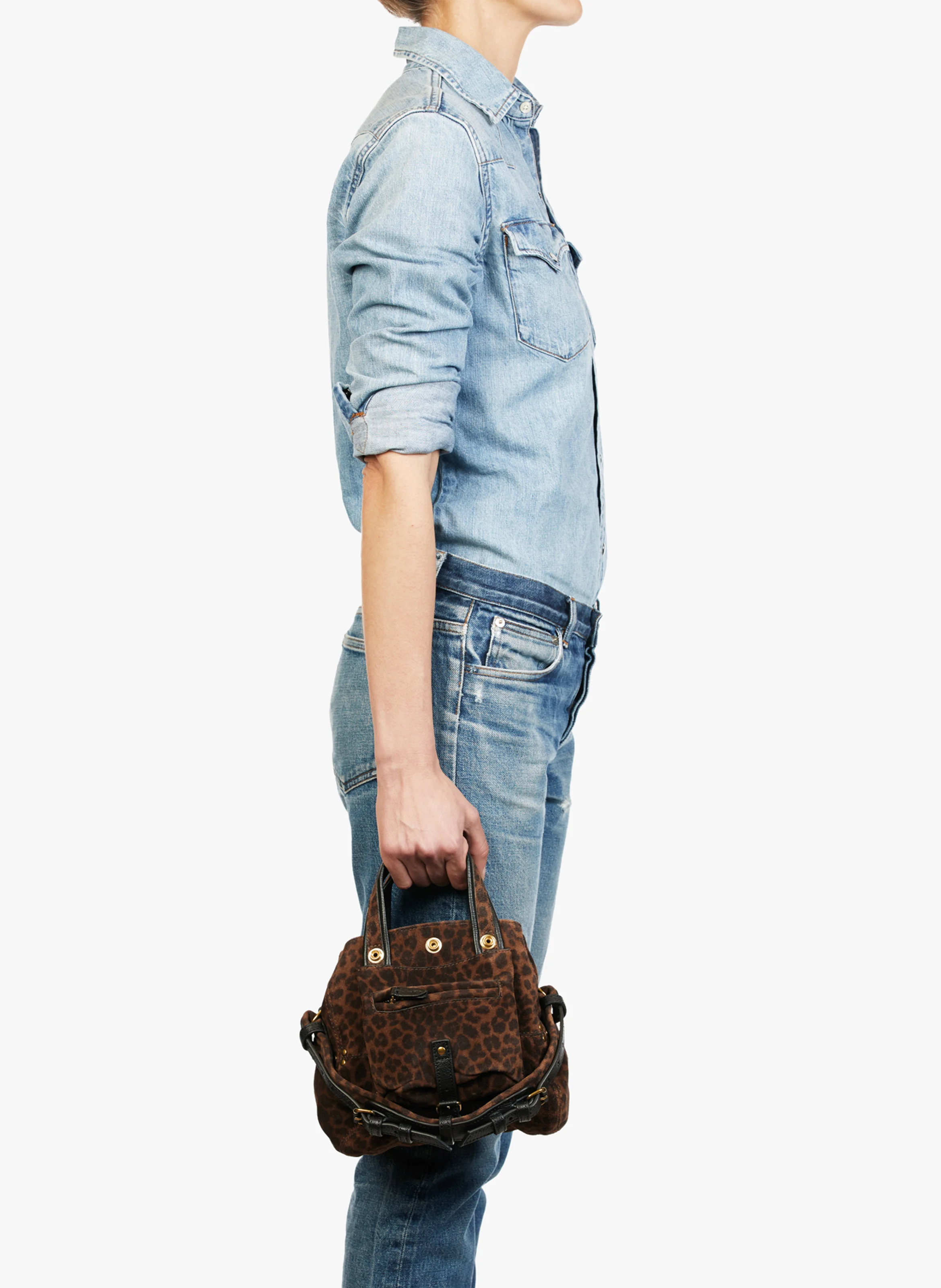 BILLY NANO - Sac bandoulière en cuir | Marron