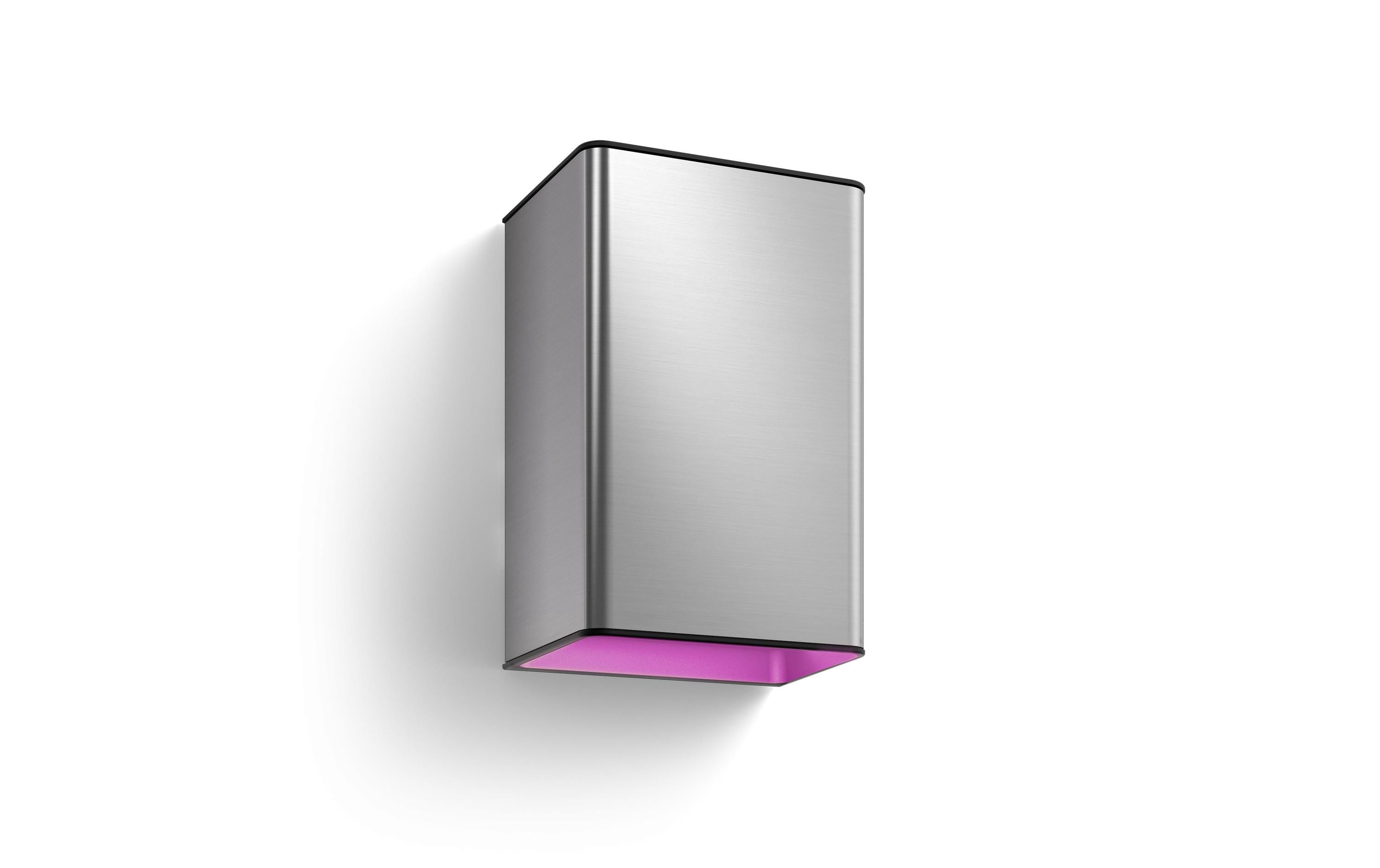 White & Color Ambiance Outdoor Resonate Wandleuchte Silber<br>Aussenleuchte Resonate Hue WACA, Silber