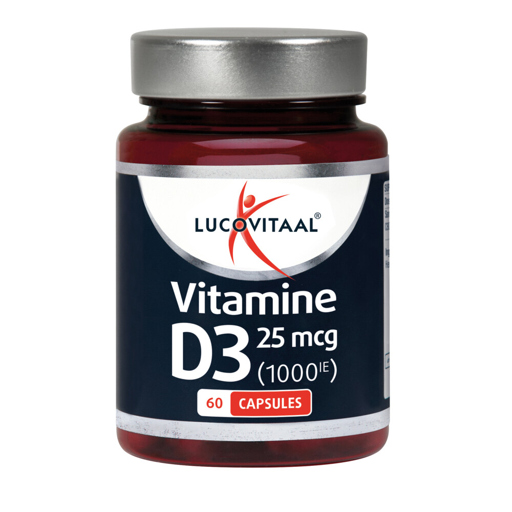 2x Lucovitaal Vitamine D3 25mcg60 capsules