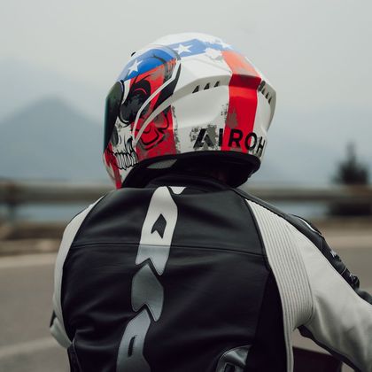 Casque Airoh CONNOR - NATION - Bleu / Blanc