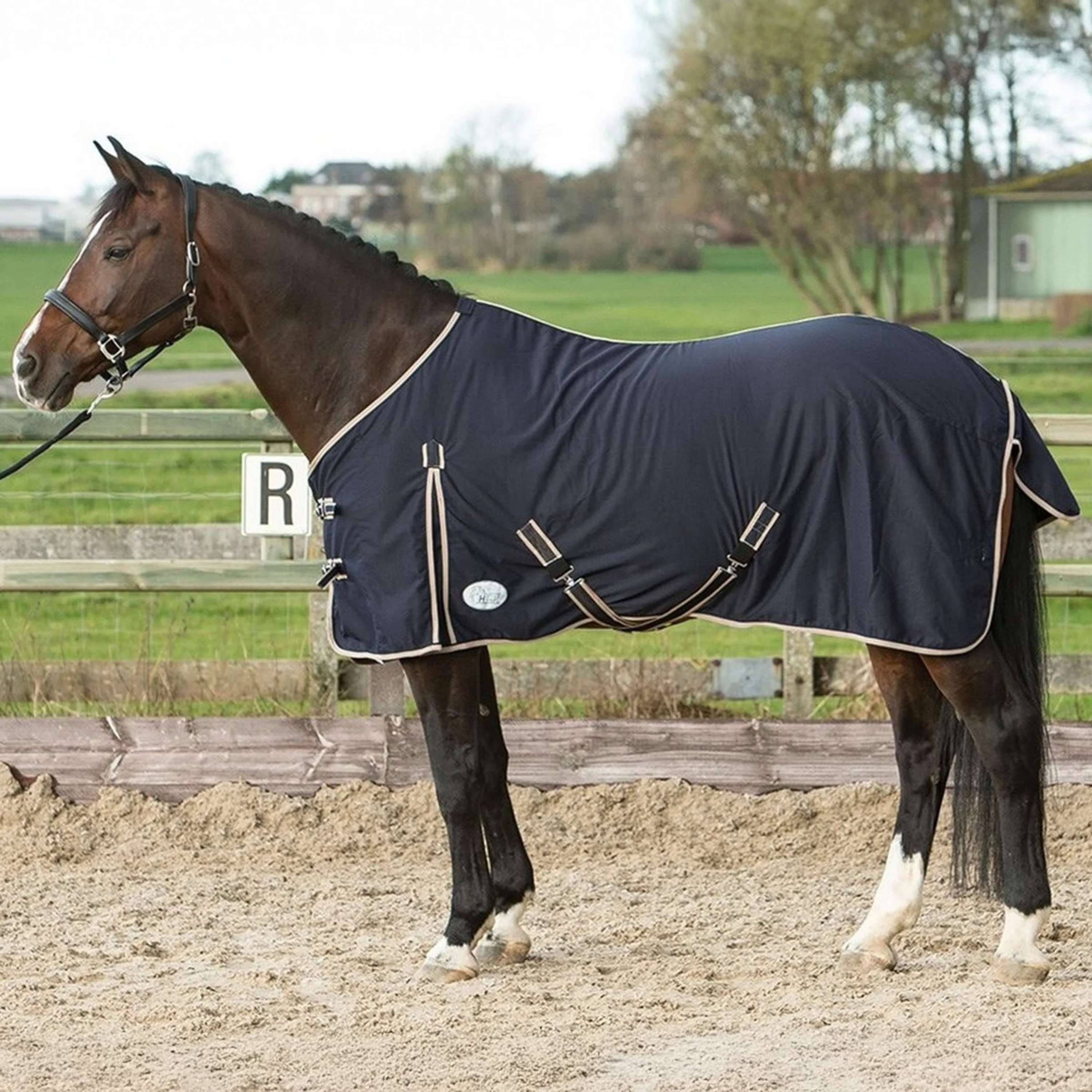 Harry's Horse Zomerdeken Honeycomb 0g Navy