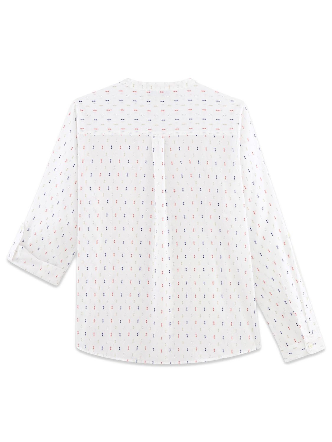 Chemise Femme Coton Blanc à  Motif