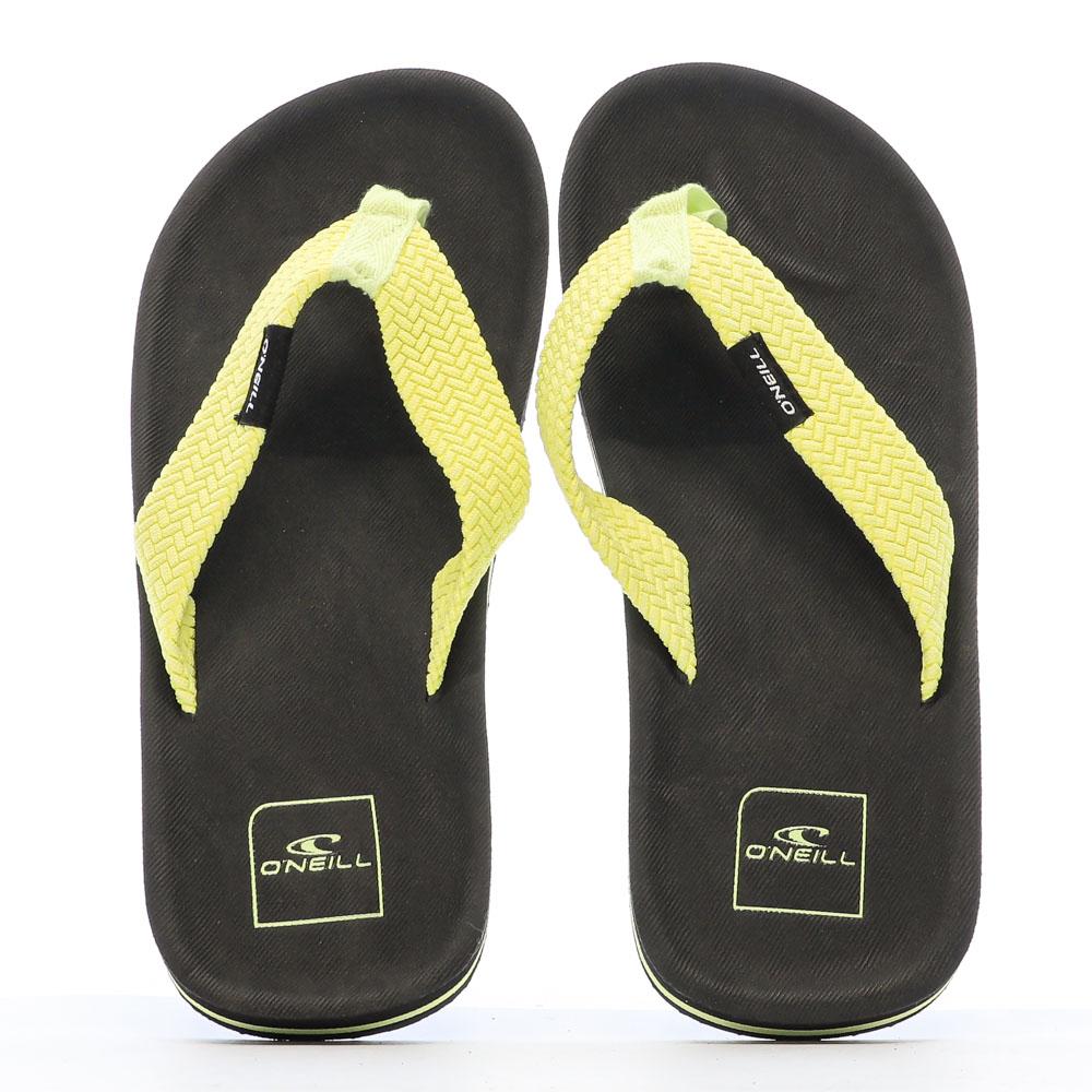 O'Neill Tongs Noires/Jaunes Garçon O'Neill Chad