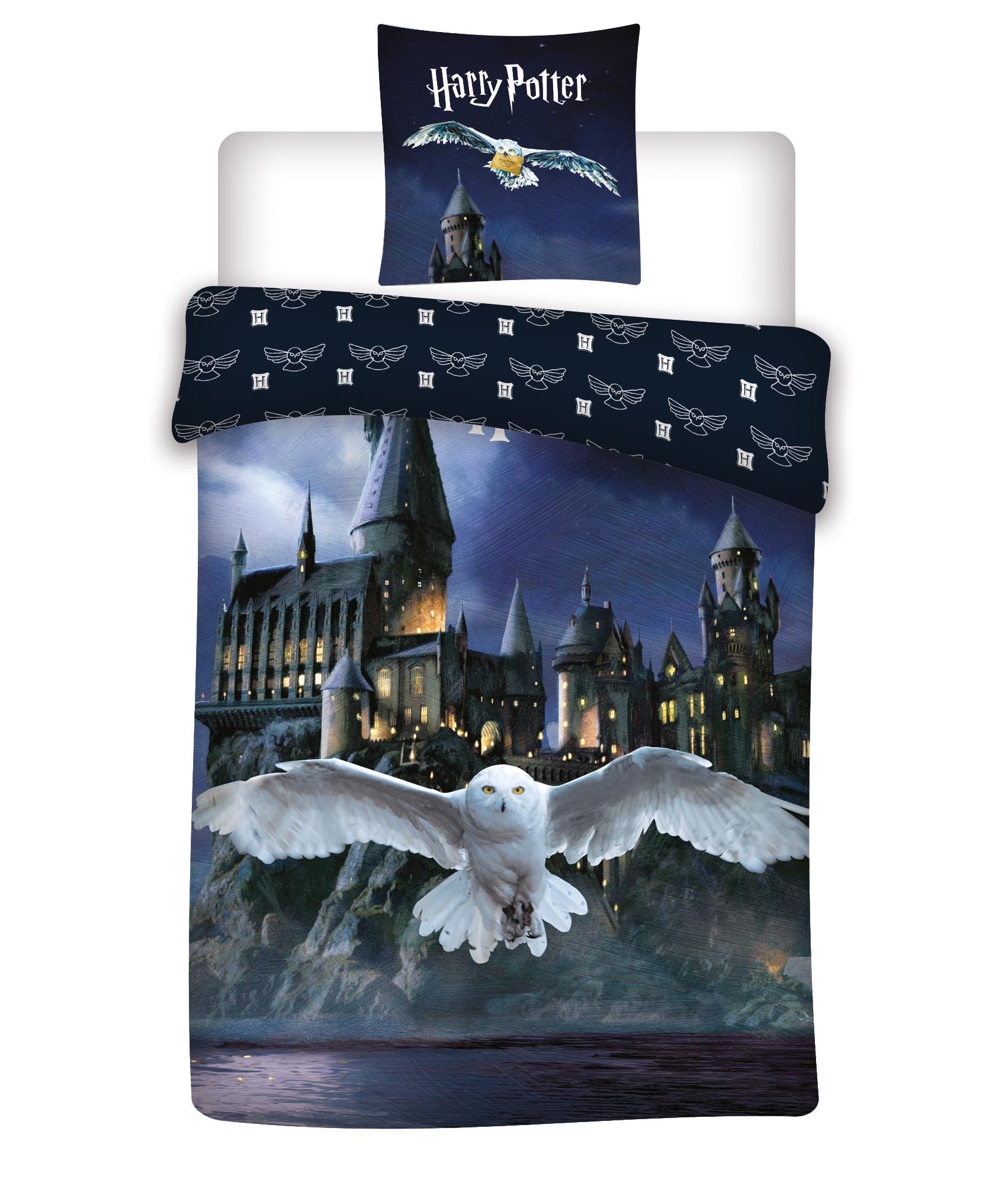 HOUSSE COUETTE 140X200CM ET 63X63CM HARRY POTTER