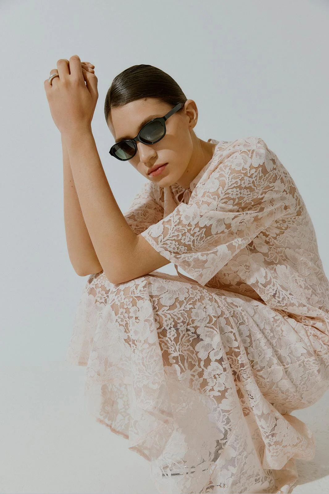 Vila Vinalina 2/4 Lace Midi Dress