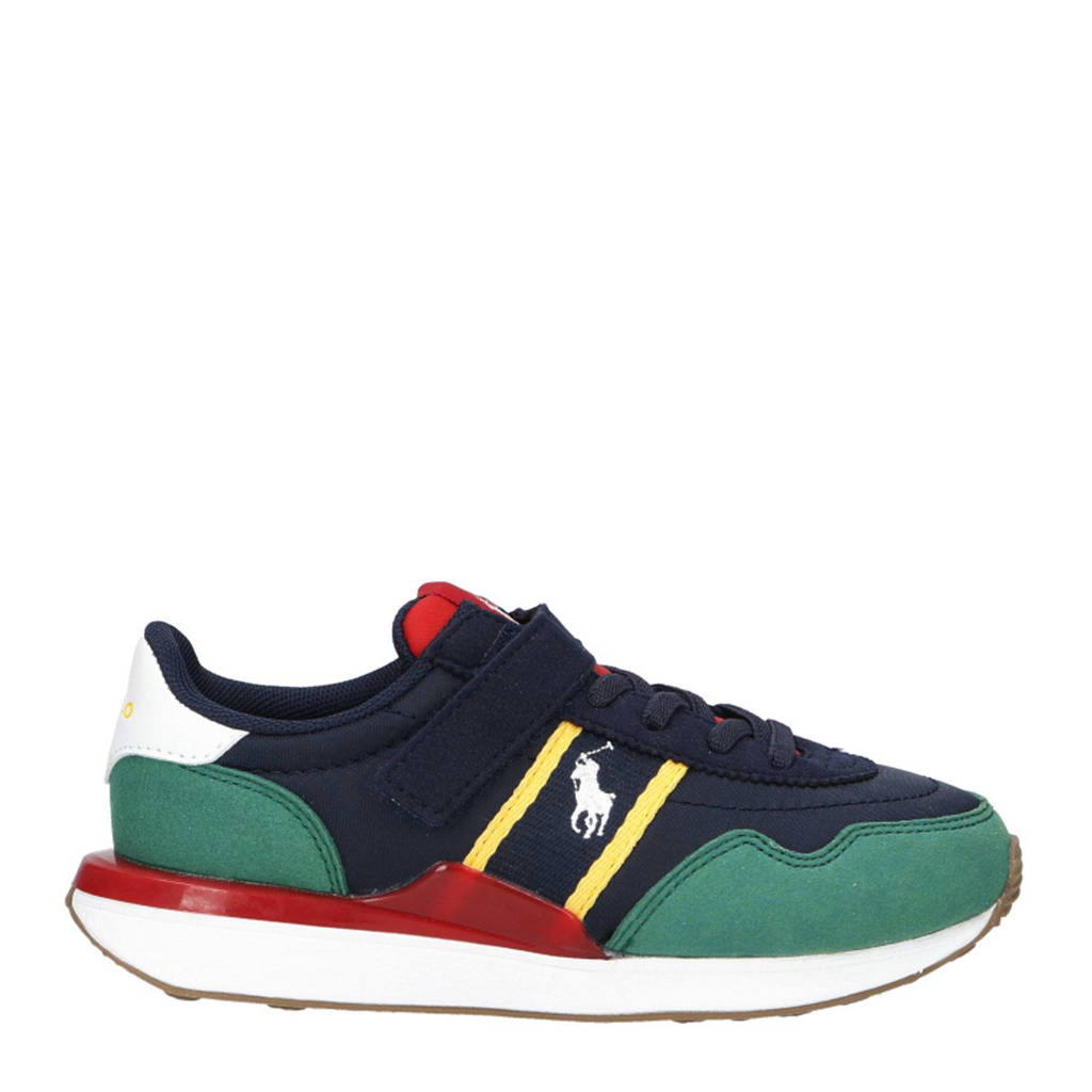 Ralph Lauren Train 89 Sport PS Kleuter sneakers donkerblauw/groen