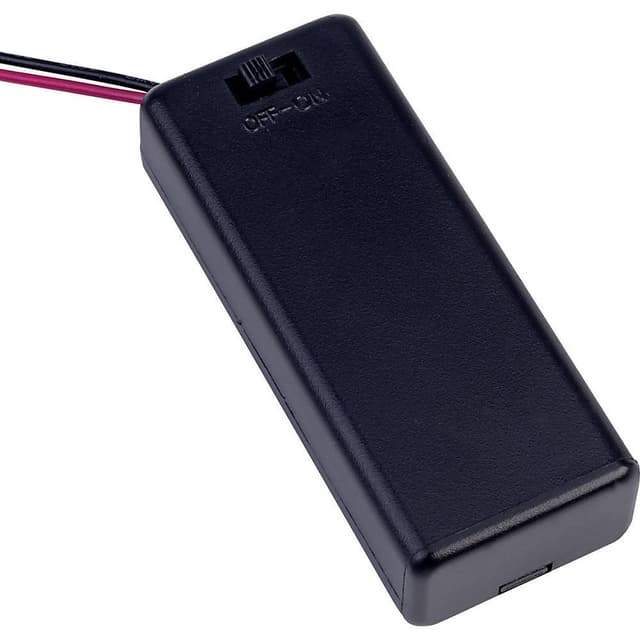TRU COMPONENTS SBH421-1AS Batteriholder 2 R03 (AAA) Kabel