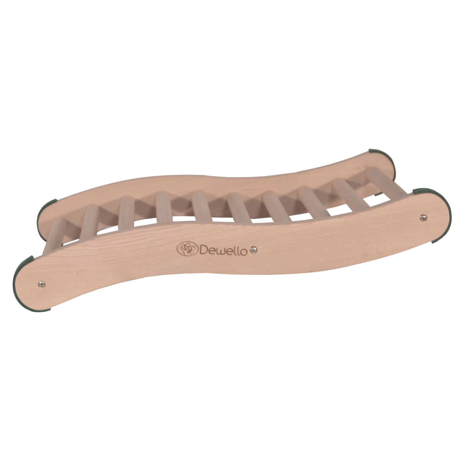Dewello® Sauna Rückenlehne Rückenstütze aus Hemlock-Holz, ergonomisch geformt, Anti-Rutsch Enden, Holz Lehne Saunazubehör