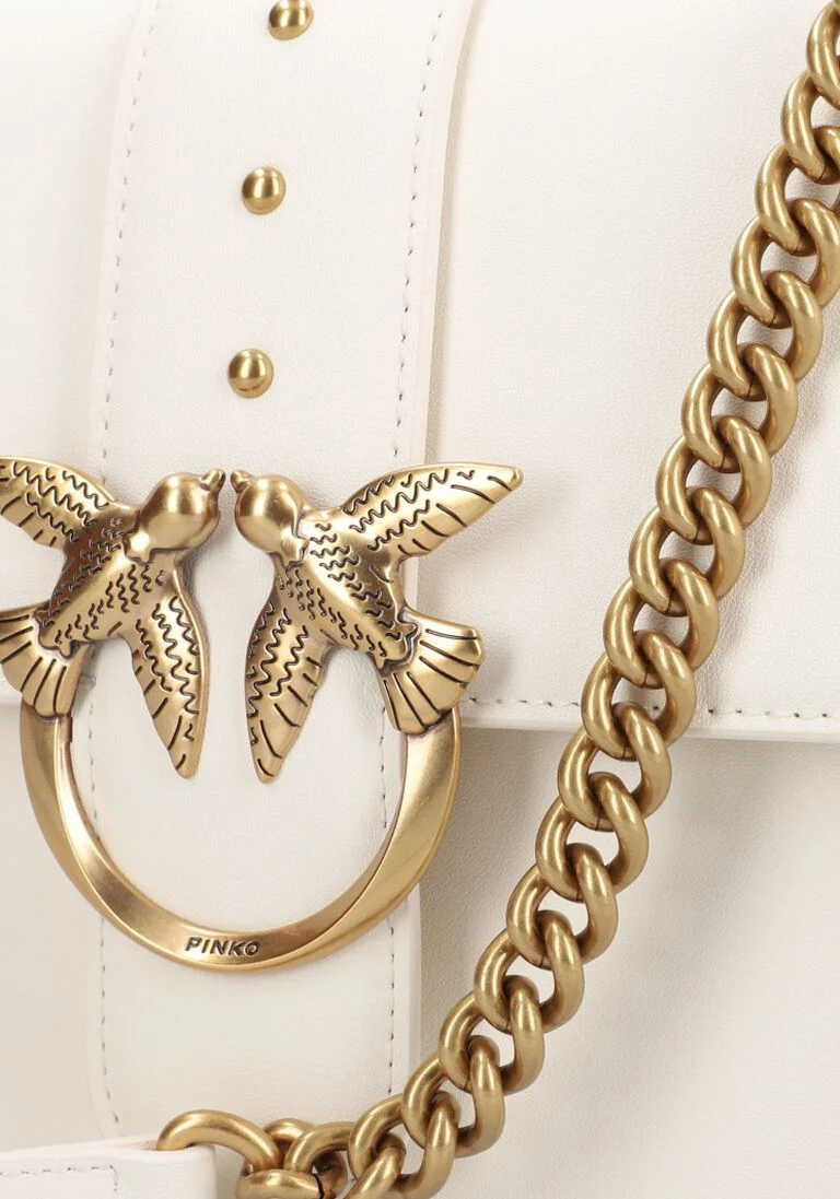 PINKO witte pinko schoudertas love one classic cl