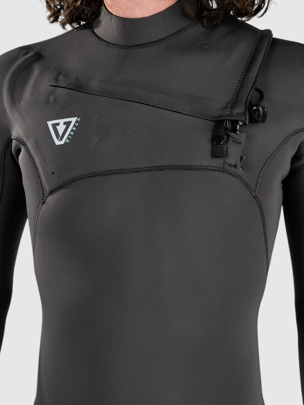 Vissla 7 Seas Comp 3/2mm Full Chest Wetsuit graphite