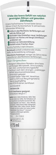 lavera Zahncreme Sensitive Whitening