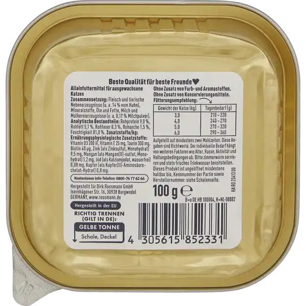 Deluxe Milky Menü reich an Huhn