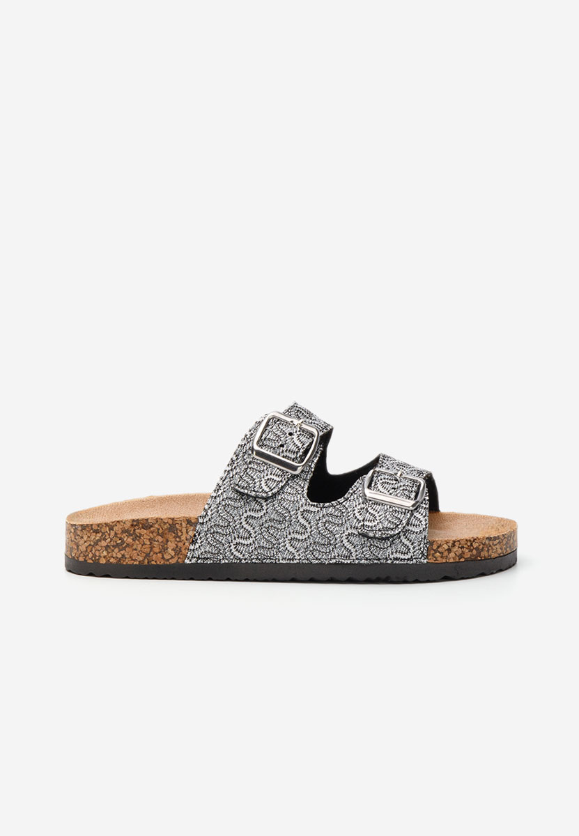 Tongs de plage noirs Elyanna