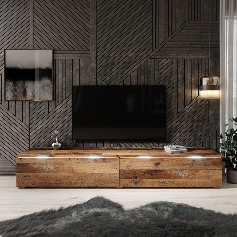 Dixon - TV-Meubel - Old wood - 180 cm
