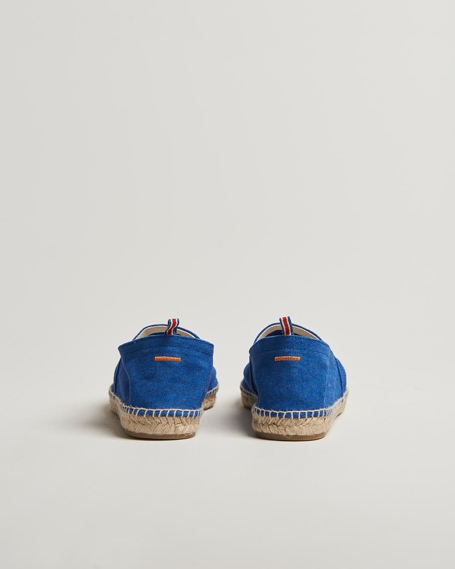 Castañer Pablo Washed Canvas Espadrilles Ocean
