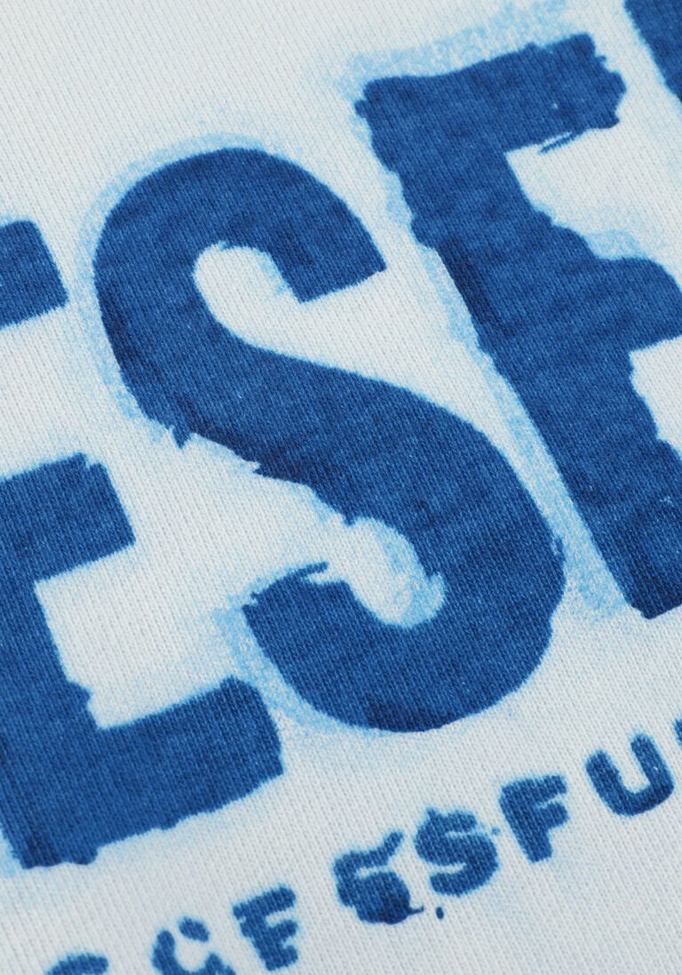 DIESEL lichtblauwe diesel sweater squak over