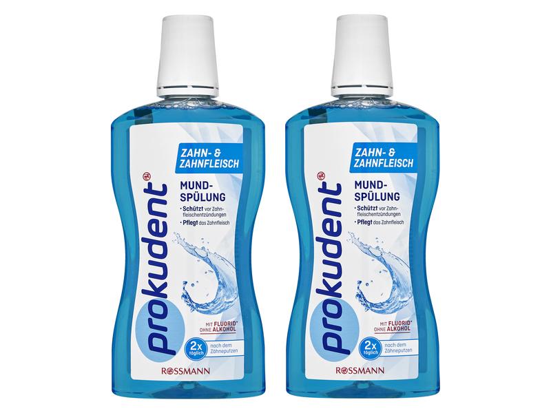 Prokudent Mundspülung Zahn & Zahnfleisch 2 x 500 ml Mundspülung zur Zahnfleischpflege