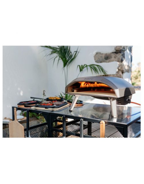 Ooni Pizzaoven Koda - Buitenkeuken - 62x40x29 cm 9.3 kg Zwart Zilver Gasgestookt