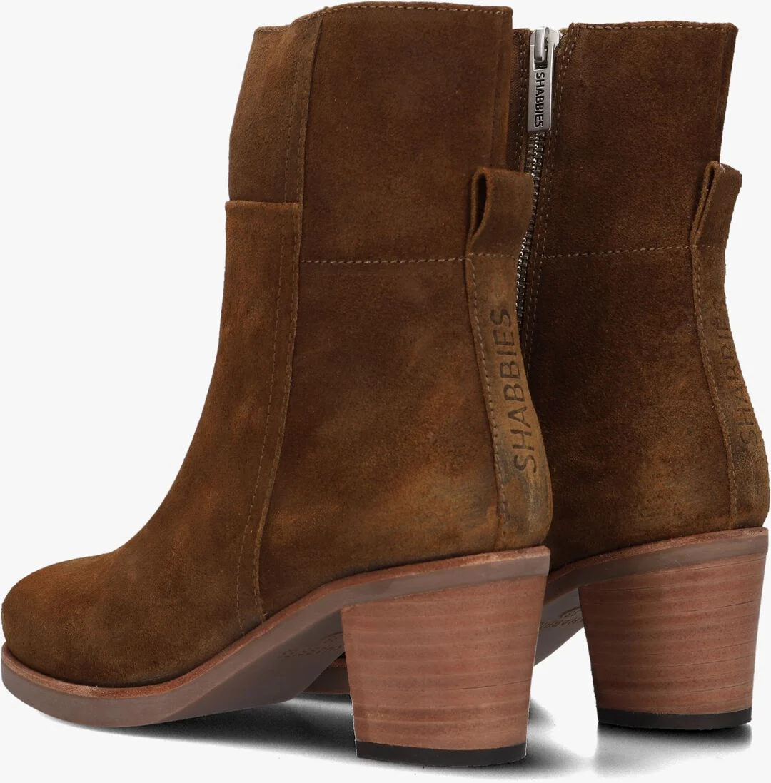 SHABBIES bruine shabbies enkellaarsjes lieve g ankle boot