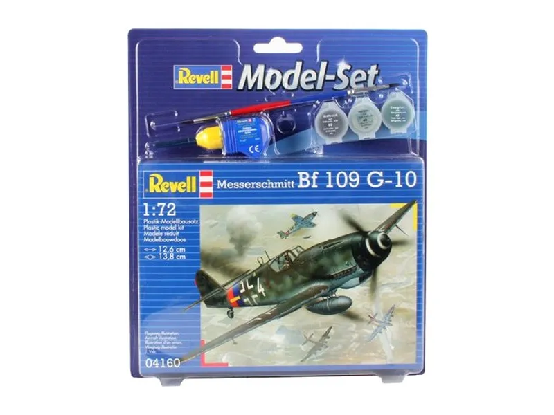Revell Messerschmitt Bf-109, Model af fly, Monteringssæt, 1:72, Messerschmitt Bf 109, Plast, Second World War