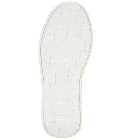 Calvin Klein Schuhe - Low Cute Lace-Up - Off White/Silber