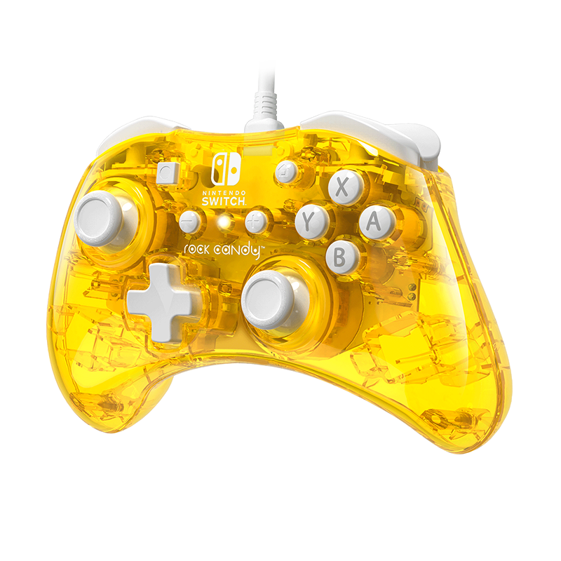 PDP Rock Candy Wired Mini Switch Controller (Pineapple-Pop)
