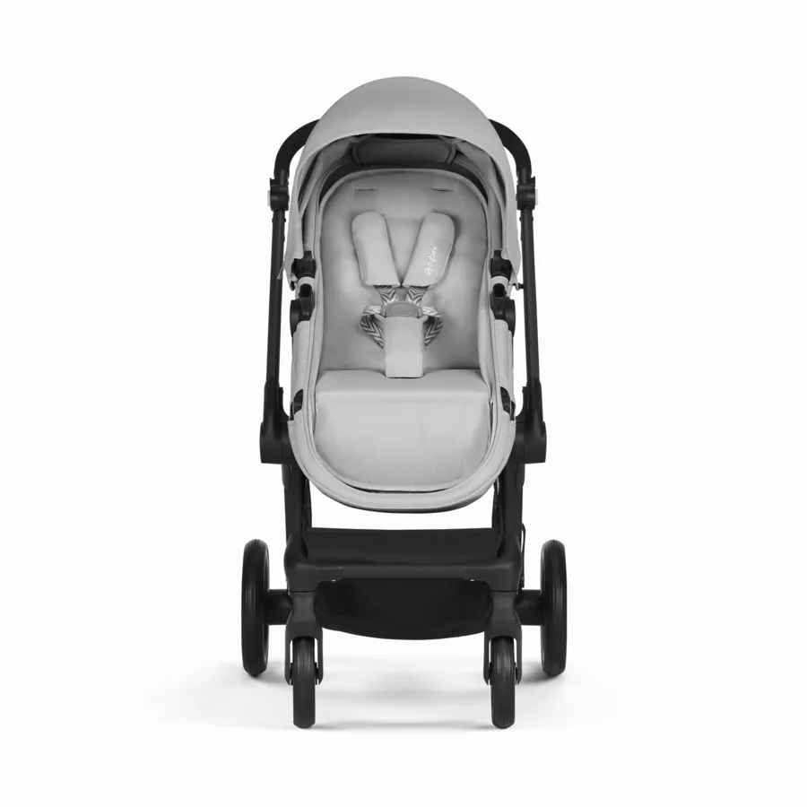 cybex GOLD Kombikinderwagen Eos Basic inklusive Babyschale Aton B2 Black Lava Grey
