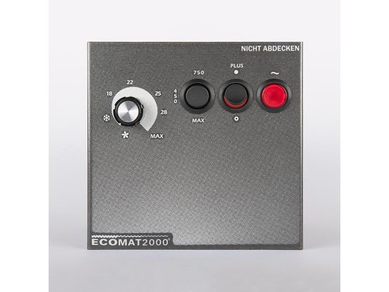 Ecovoss Heizlüfter Ecomat 2000 Classic Plus 1800 W schnelle Heizgerät