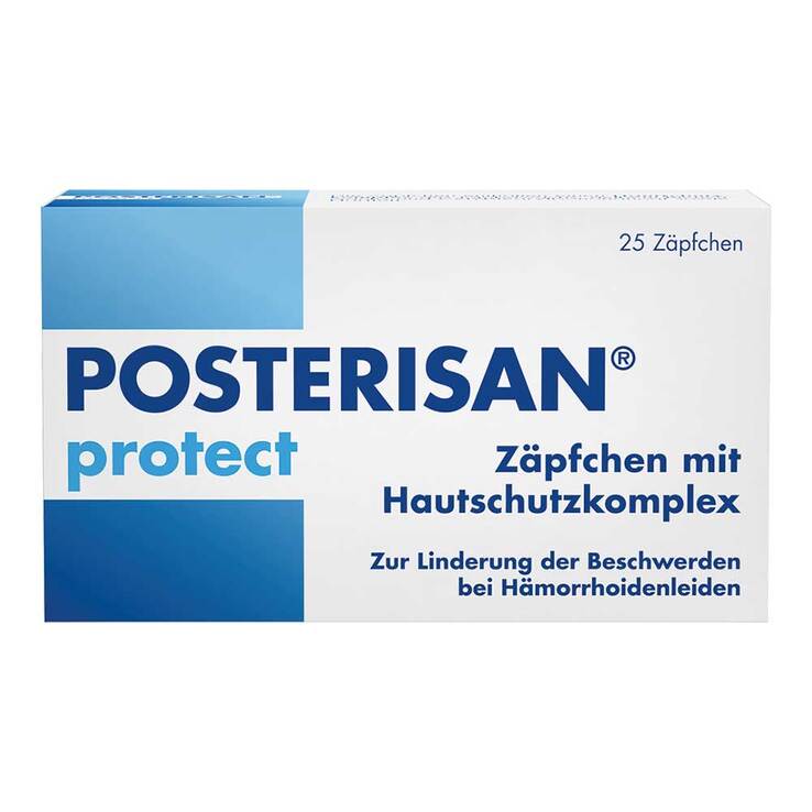Posterisan protect Suppositorien, 25 St